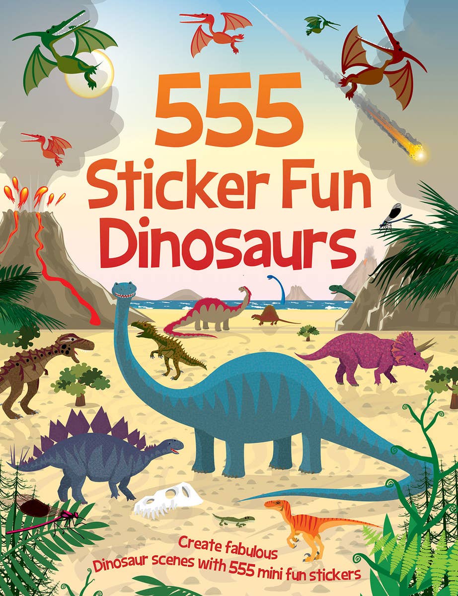 555 Sticker Fun Dinosaurs: Activity Book