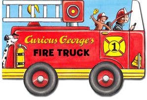Curious George's Fire Truck (Mini Movers Shaped S)