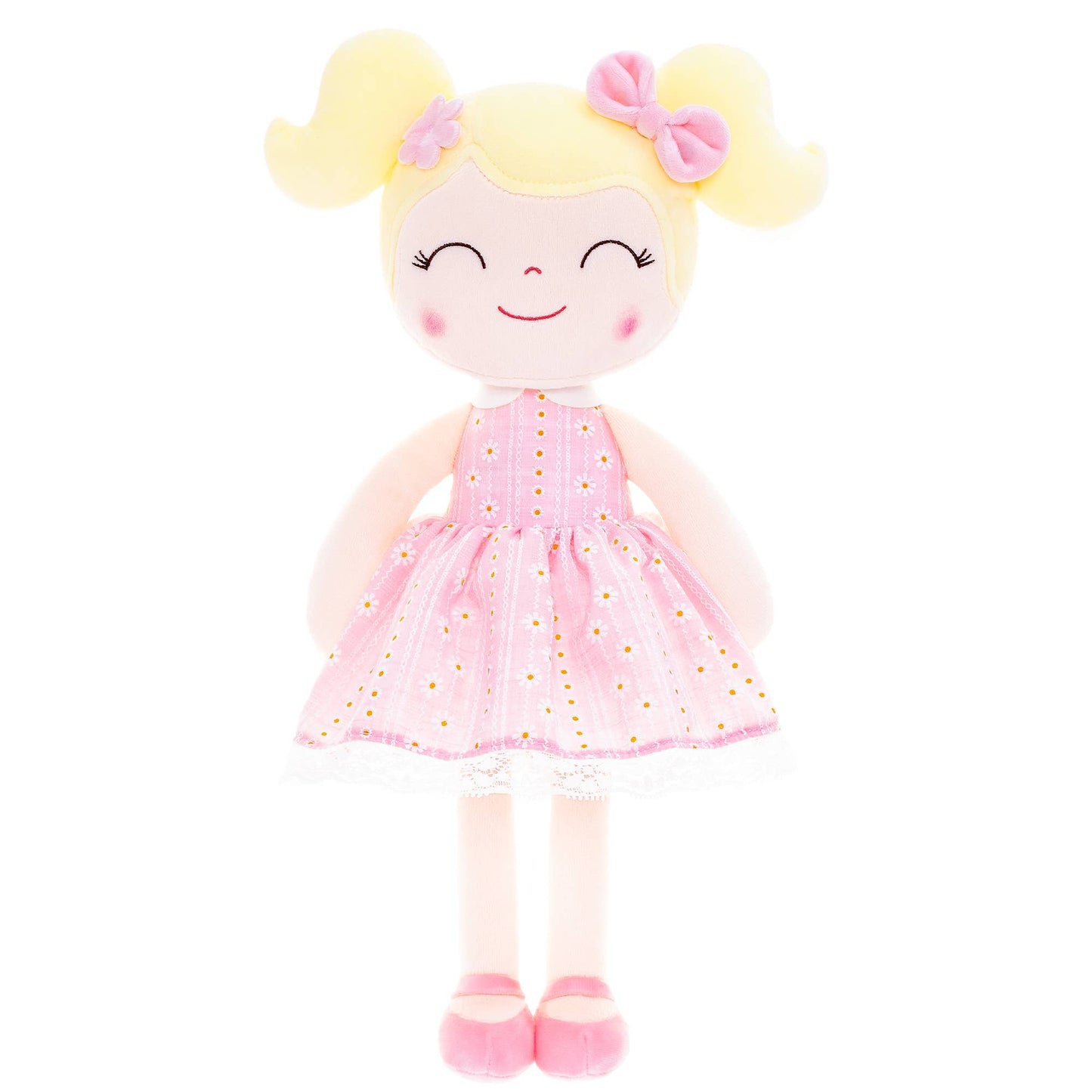 16" Keepsake Plush Doll - Pink Dress Blonde Hair