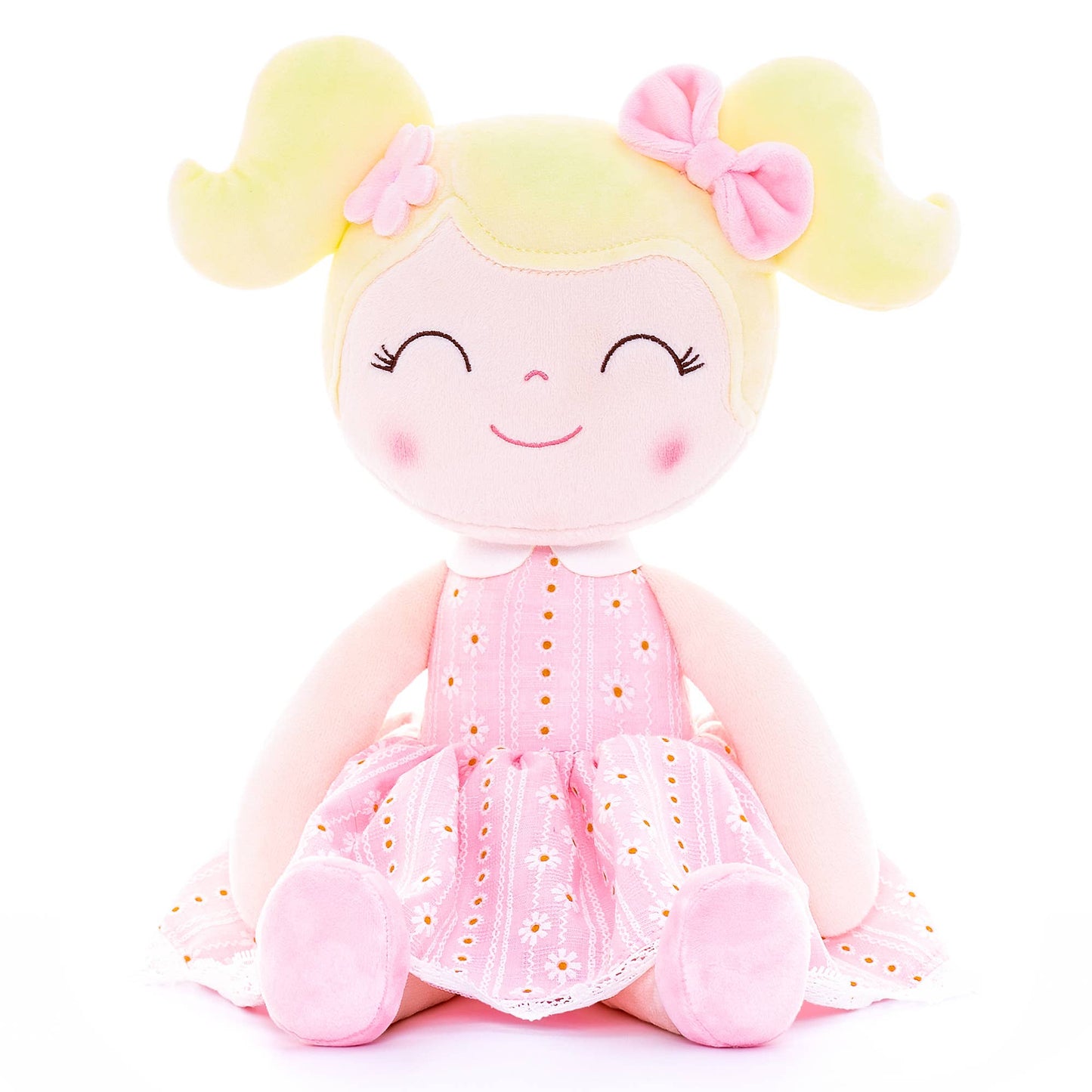 16" Keepsake Plush Doll - Pink Dress Blonde Hair