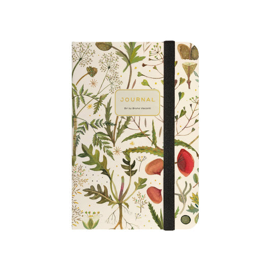 Hardcover Journal A5 - Greens and Flowers